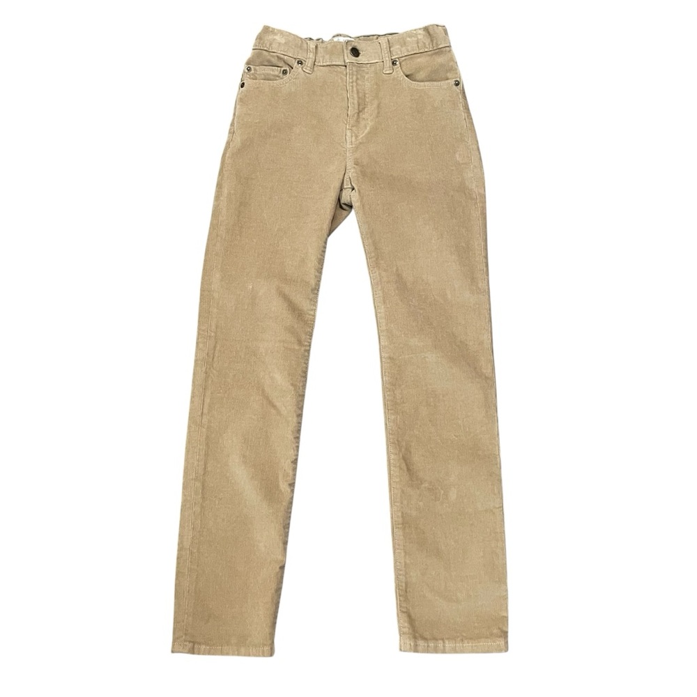 NWT. Crewcuts Kids Straight-fit Stretch Khaki Corduroy Pants |‎ Size 12